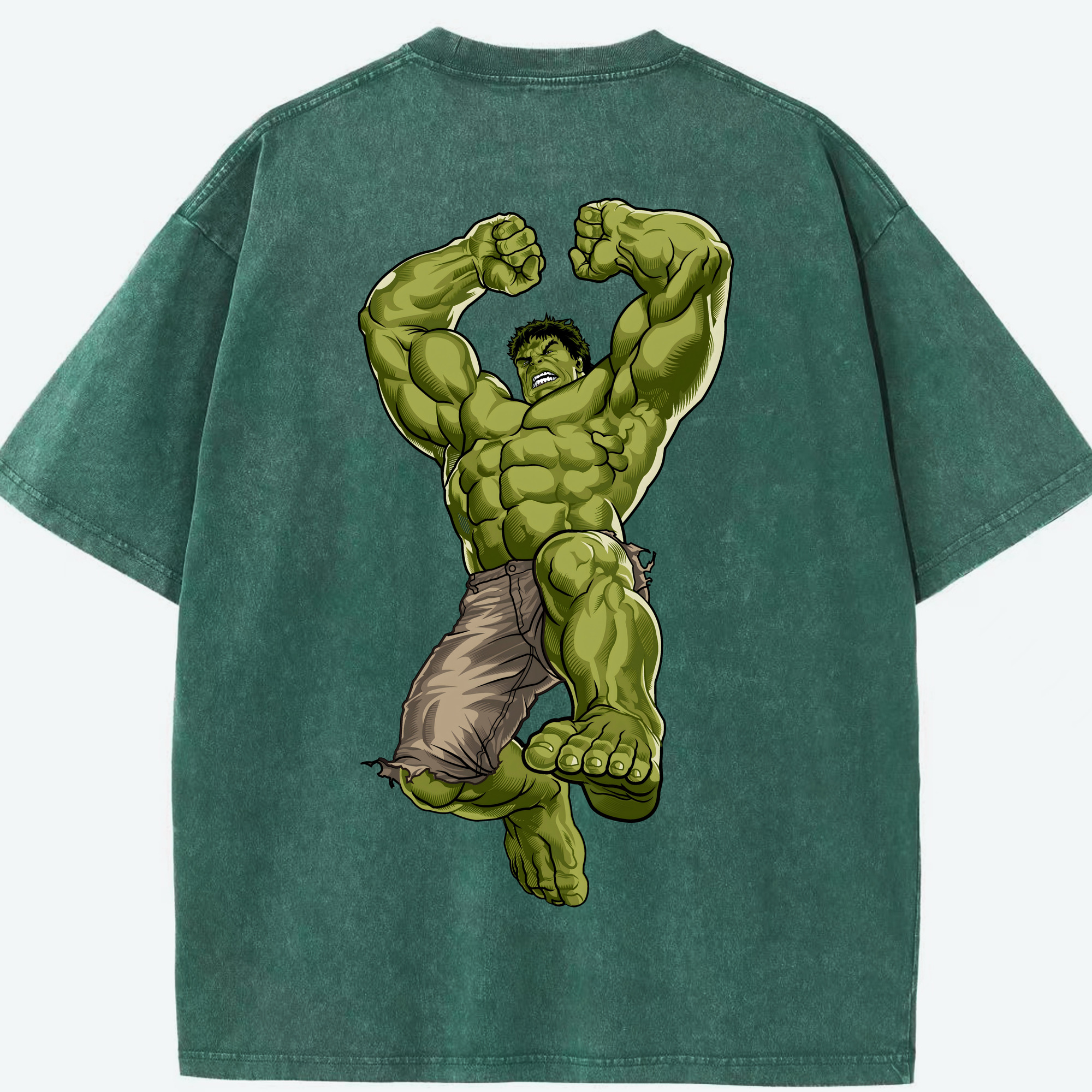 （画像用） アベンジャーズ The Avengers 綿100% ヴィンテージ風 半袖Tシャツ（背面プリント）